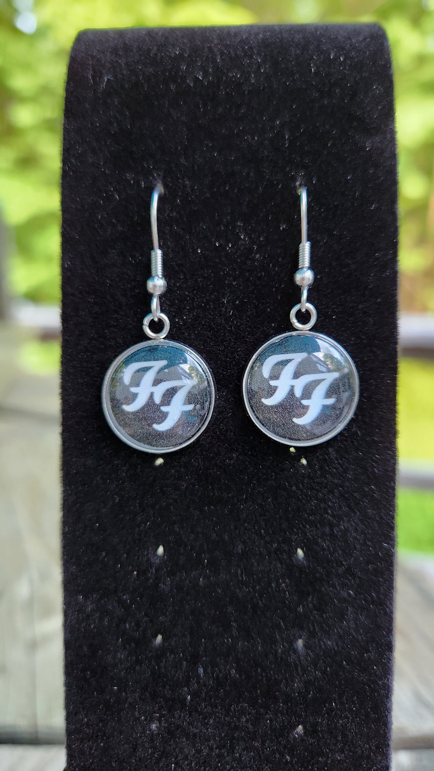 Earrings: Dave or FF logo