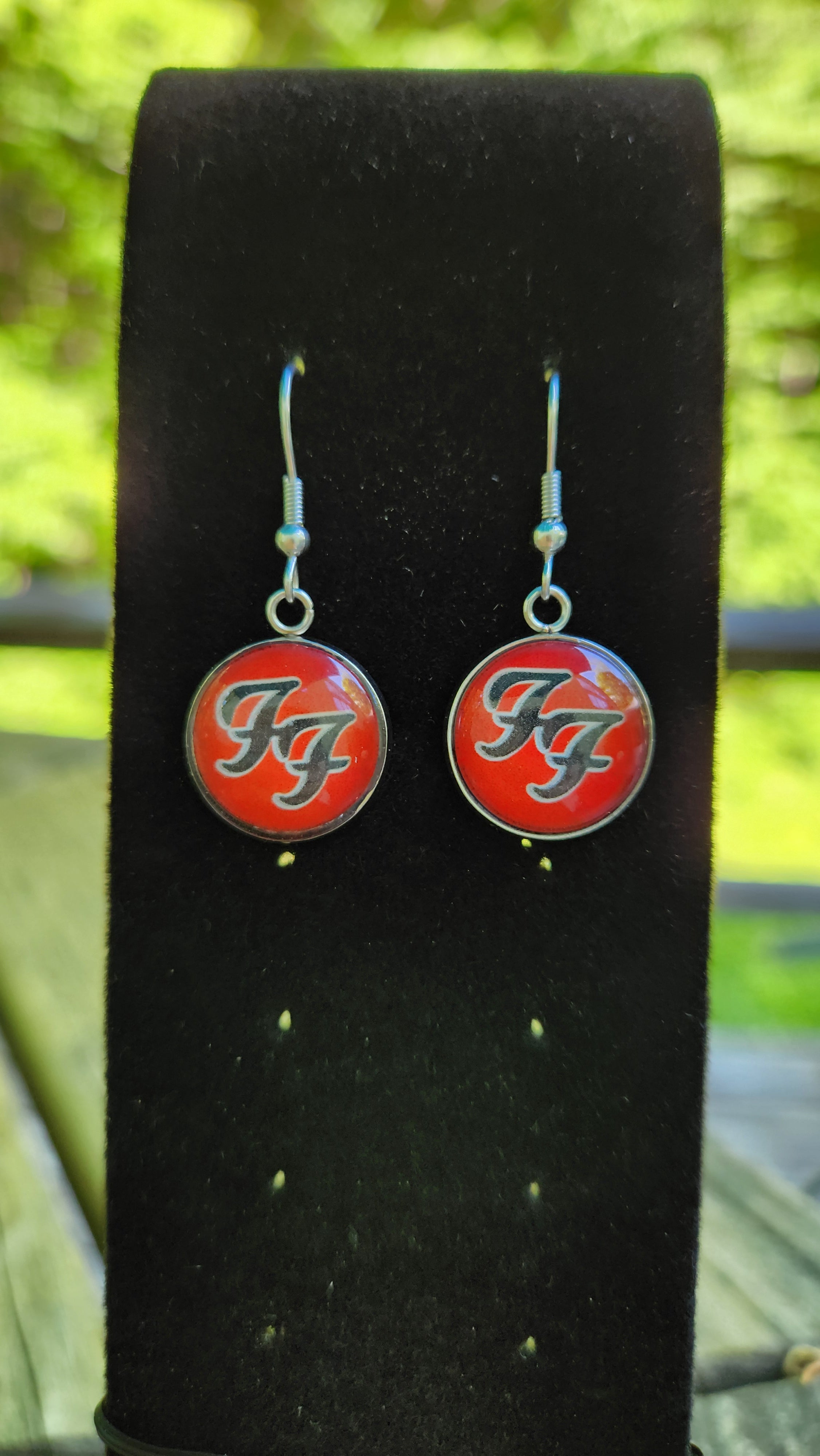 FF logo fashion earrings