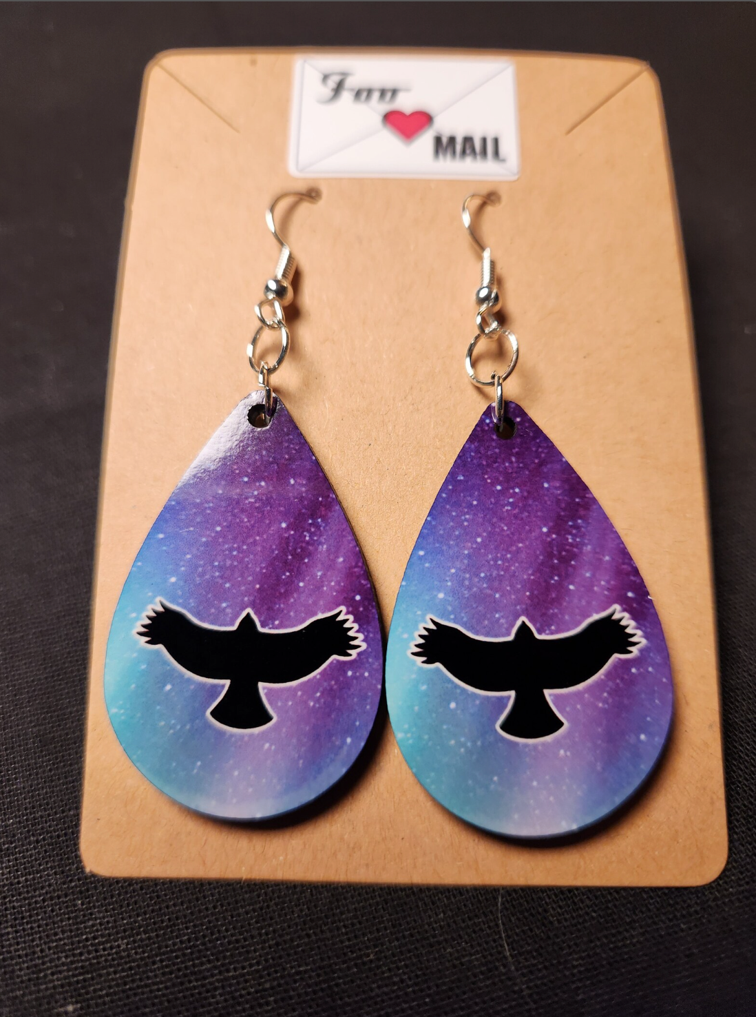 Earrings - Taylor Hawkins Hawk "Aurora" - double sided earrings