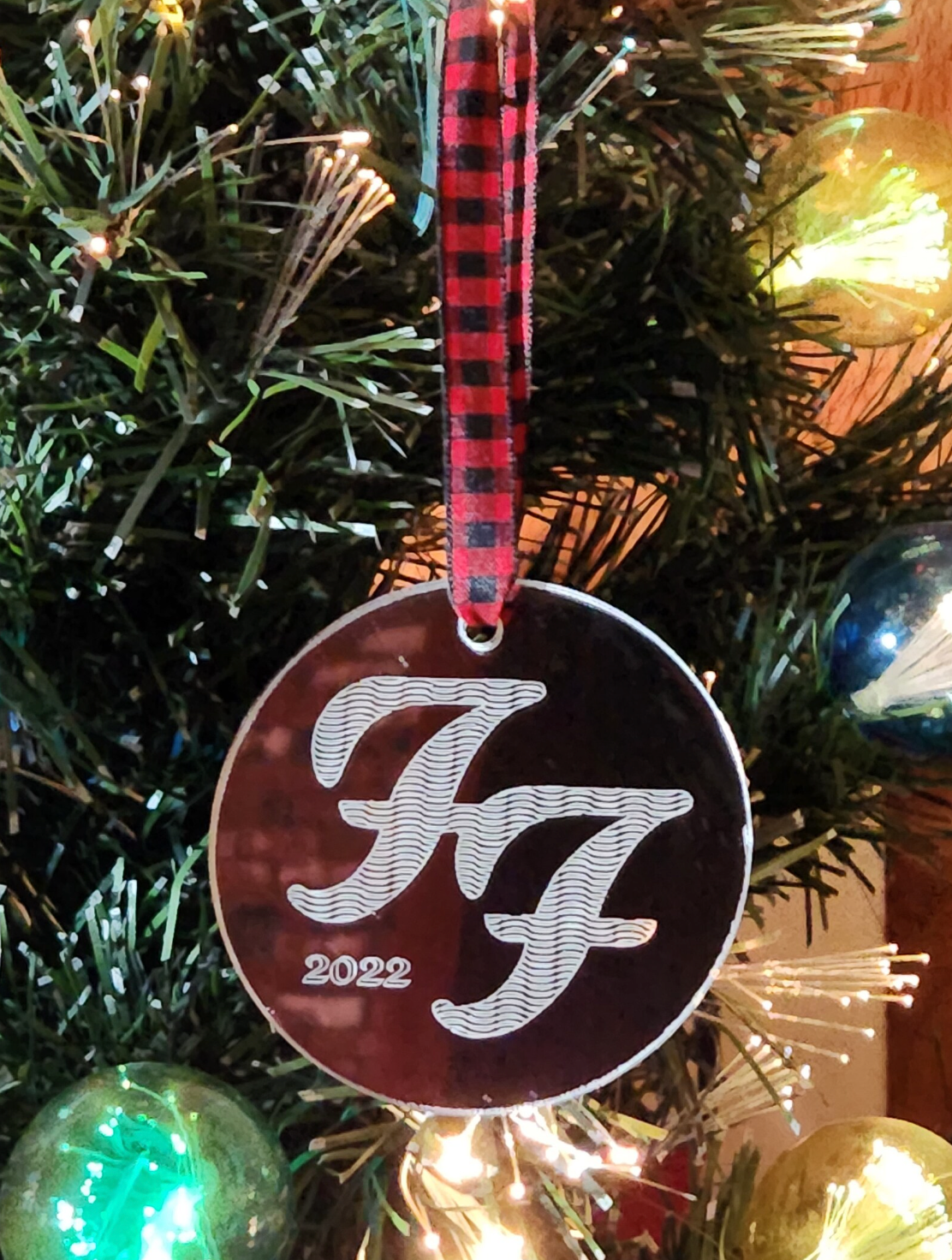 *Ornament - FF Logo Engraved Mirrored Ornament